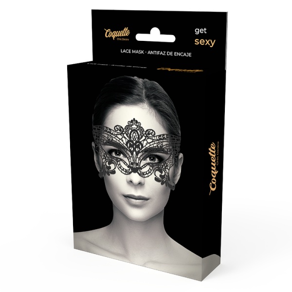 Maschera COQUETTE CHIC DESIRE In Pizzo NERO