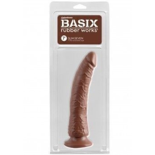 Dildo Slim Basix 7 pollici con ventosa