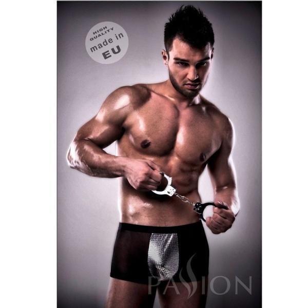 Men Boxer Metallo Nero