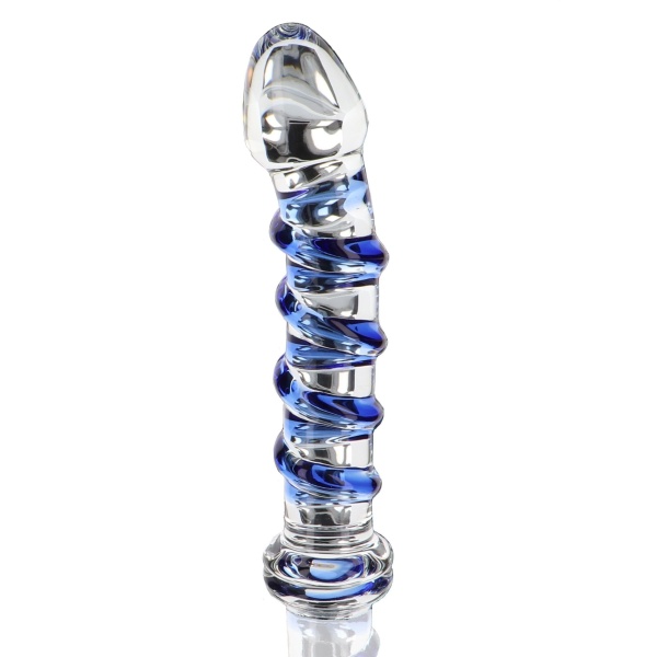 Dildo Realistico in Vetro G-Spot Gemstone