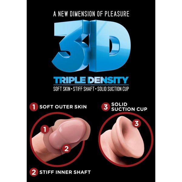 Dildo Triple Density Cock 7 Inch