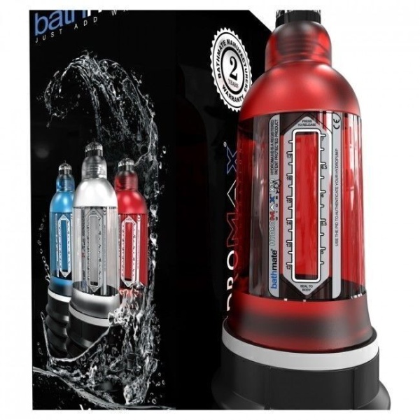 HYDROMAX 7 WIDE BOY Penis Pump Red