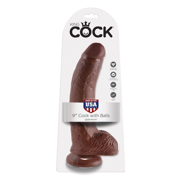 King Cock 9 inch con testicoli